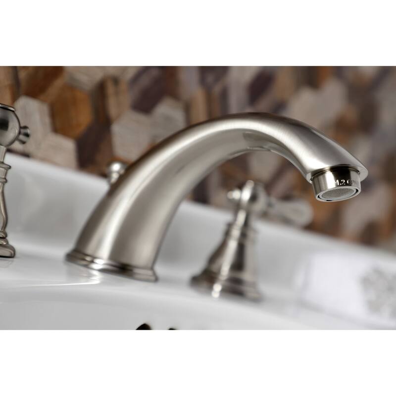 Kingston Brass American Classic Deck Mount Widespread Bathroom Faucet