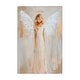 preview thumbnail 1 of 12, Stupell Divine White Robe Angel Canvas Wall Art Design By Petal Prints Design 24 x 16