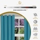 preview thumbnail 71 of 191, Classic Modern Solid Blackout Curtain Set by Miranda Haus