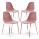Poly and Bark Isla Chairs (Set of 4) - Blush Pink