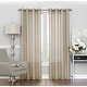 preview thumbnail 1 of 33, Eclipse Liberty Light-filtering Sheer Single Curtain Panel