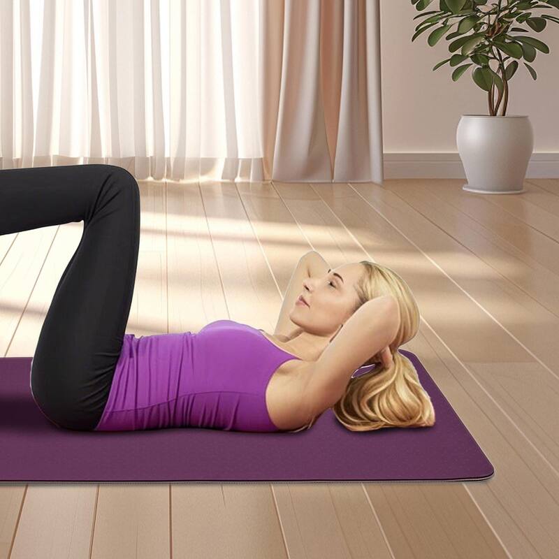 72"x24" Non-Slip TPE Yoga Mat, Professional Exercise Mat for Pilates