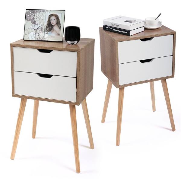 Double Bedside Table On Sale Overstock 31289367