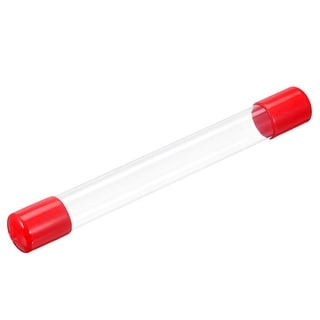 Clear Rigid Tube with Red Cap, 305mm/ 12 Inch, 20mmx21mm/0.78