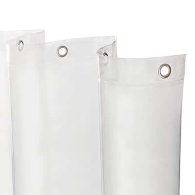 Kenney Medium Weight PEVA Shower Curtain Liner, 70" W x 72" H, 2-Pack