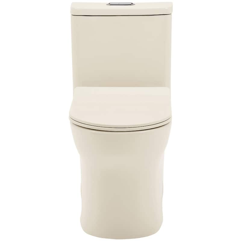 Swiss Madison Burdon 0.8 / 1.28 GPF Dual Flush One Piece Elongated
