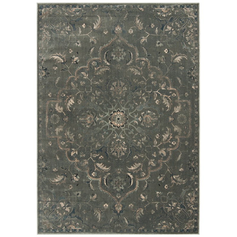 SAFAVIEH Vintage Angeline Rug - 2'7" x 4' - Light Grey