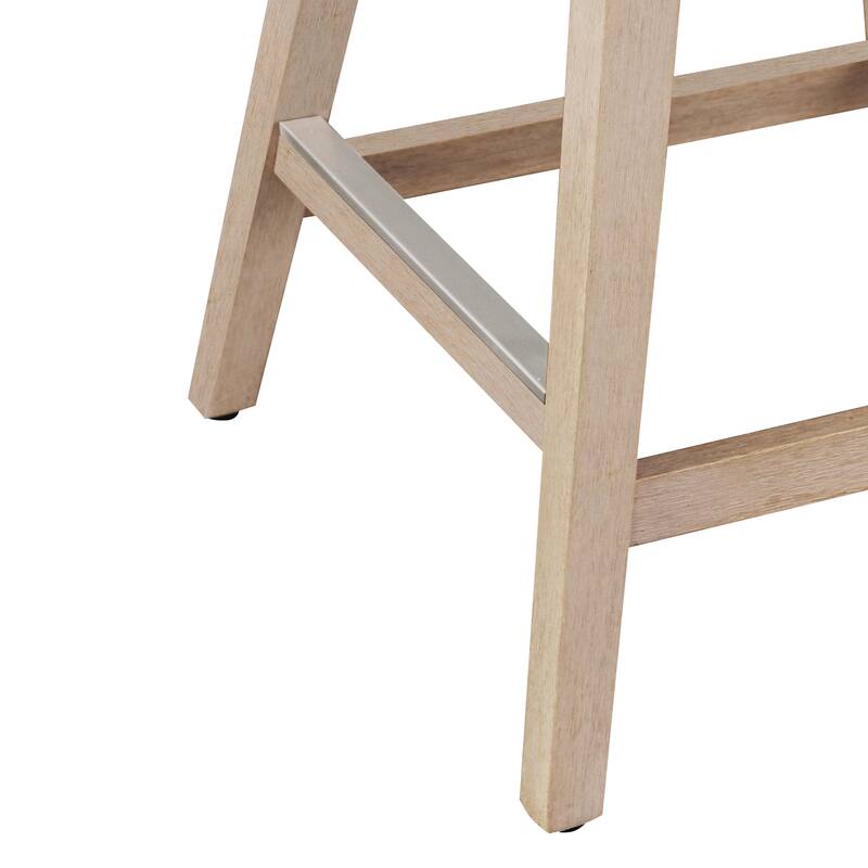 Modern 26 in. H Counter Height Bar Stools Upholstered 360 Free Swivel Counter Stools with Nailhead Trim