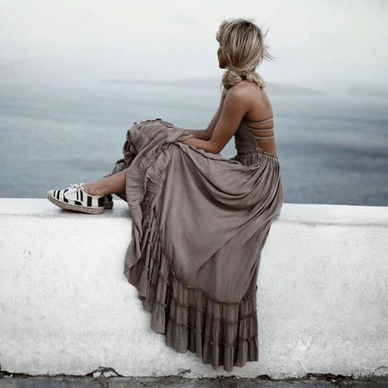linen dress boho