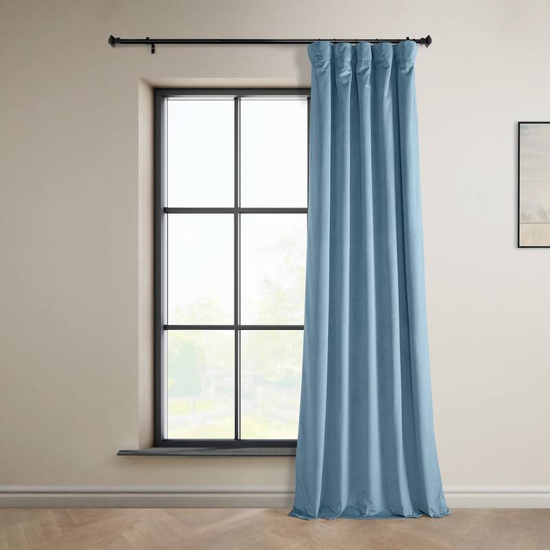 Exclusive Fabrics Heritage Plush Velvet Curtain (1 Panel)