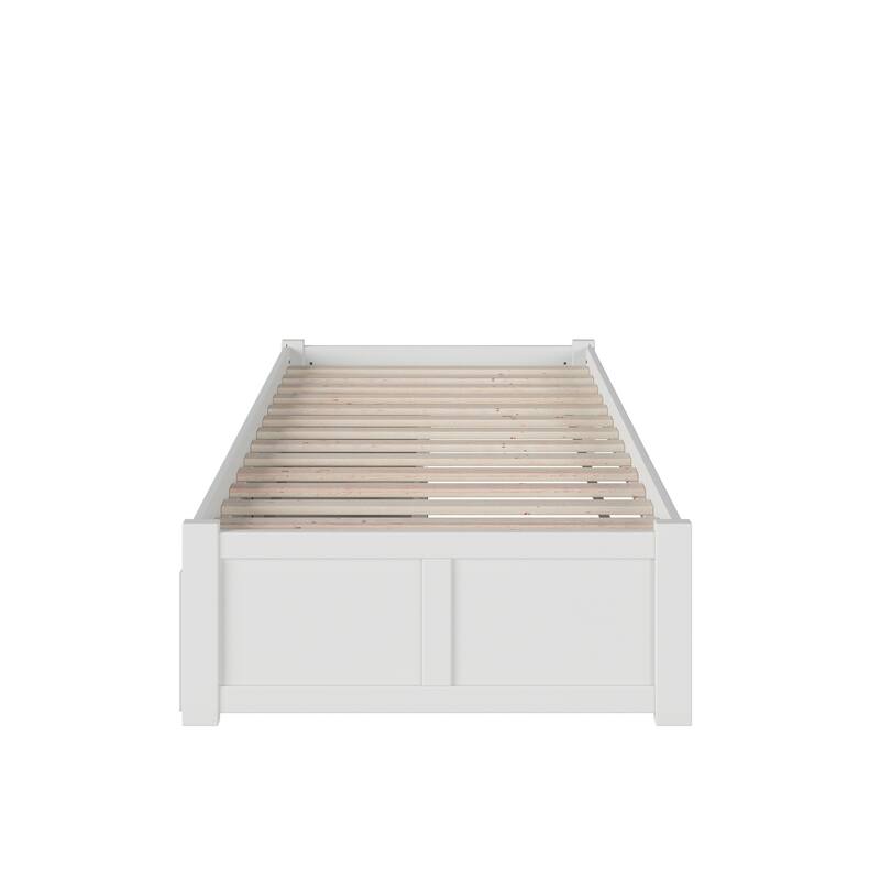 Concord Platform Bed with Footboard and Storage Drawers