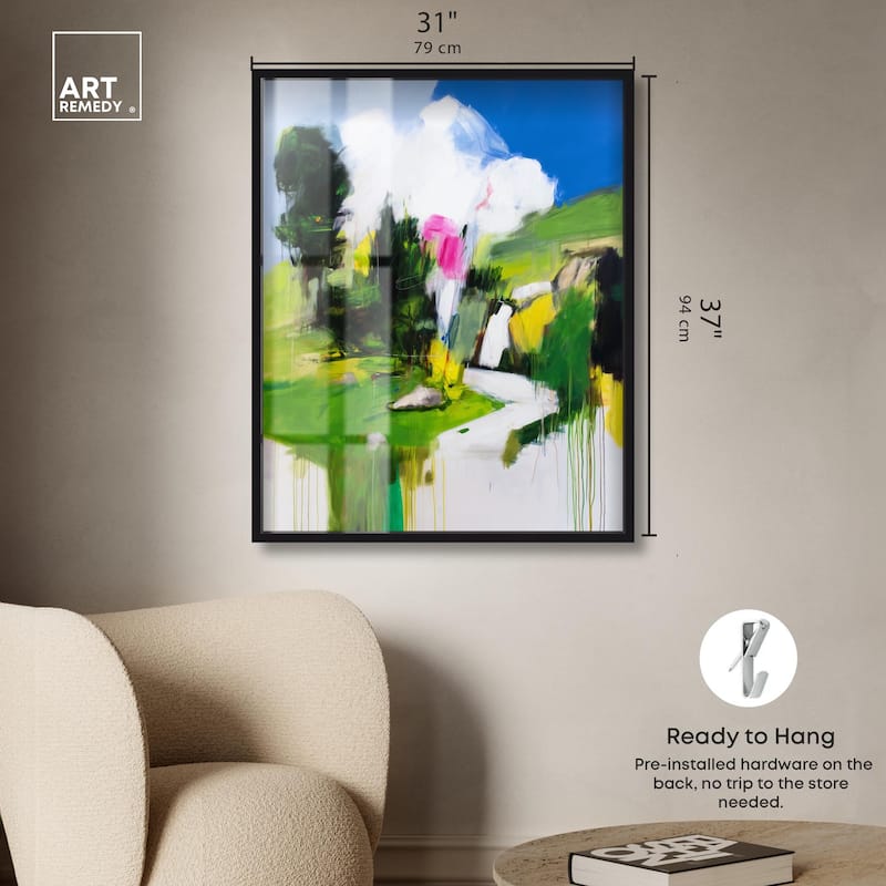 Swiss Fields Shadowbox by Art Remedy