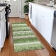preview thumbnail 127 of 132, Premium Washable Super Soft Modern Ombre Stripe Mayfield Rug Green - 2'3" x 7'6"