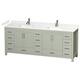 Option Light Green / Carrara Cultured Marble Top /