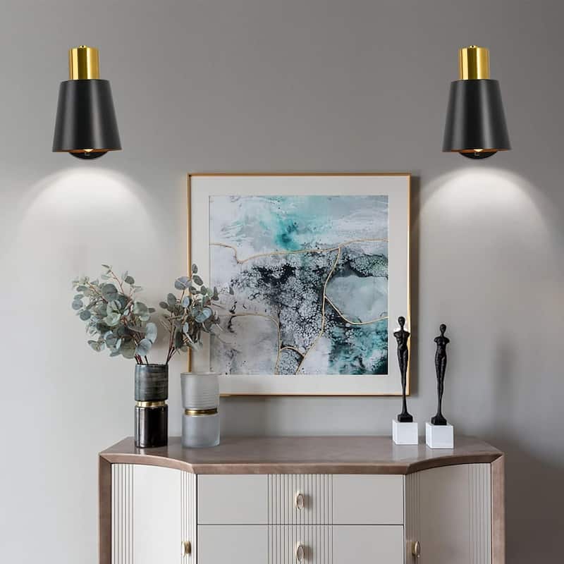 2 pack wall light black bedroom light metal kitchen light
