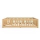 preview thumbnail 130 of 159, Wood Floor Bed with Safety Guardrails and Door