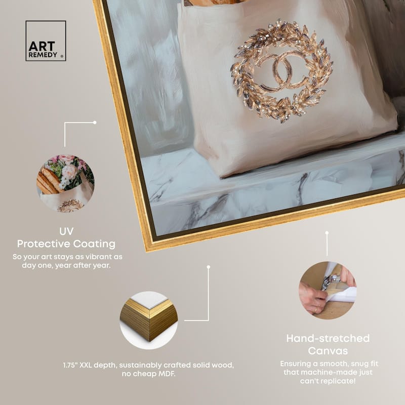 Chic Carryall I Canvas by Art Remedy