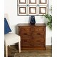 preview thumbnail 33 of 56, Brown Wood Storage Bench with Upholstered Seat - 42 x 15 x 20 31 x 13 x 28 - Brown - Storage Unit