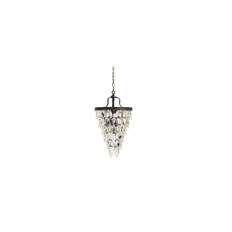 4-Light Pendant Chandelier - Oil Rubbed Bronze Luxury Lighting Fixture - 22