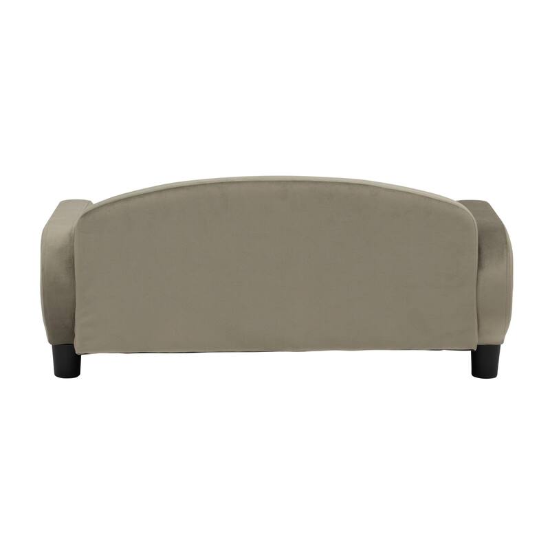 Paws & Purrs Modern Pet Sofa Bed Low-Back Lounger for Dogs & Cats – Removable Washable Mattress Cover