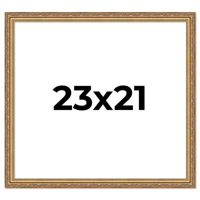 23x21 Frame Red Solid Wood Picture Frame Width 1.75 Inches | Interior Frame Depth 1 13/16 Inches