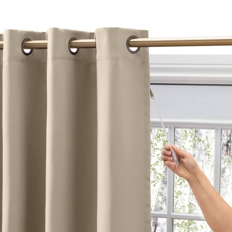 Ultimate Blackout 54-Inch Short Length Grommet Curtain Panel