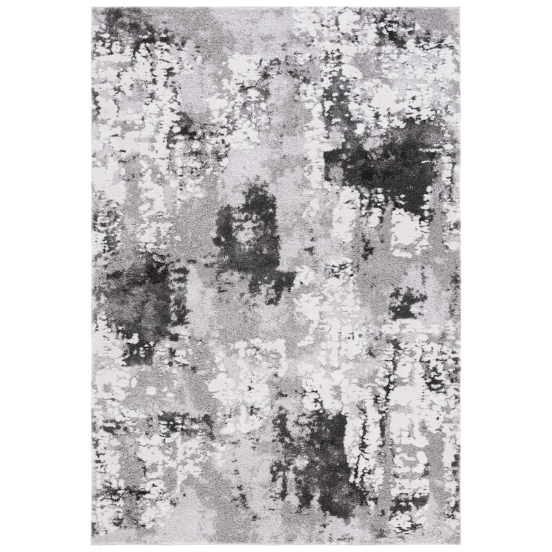 SAFAVIEH Century Dagnija Modern Abstract Rug - 2'7" x 5' - Grey/Ivory