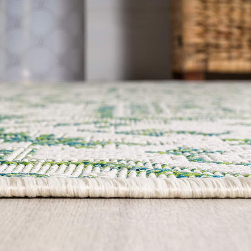 JONATHAN Y Charleston Medallion Indoor/Outdoor Area Rug