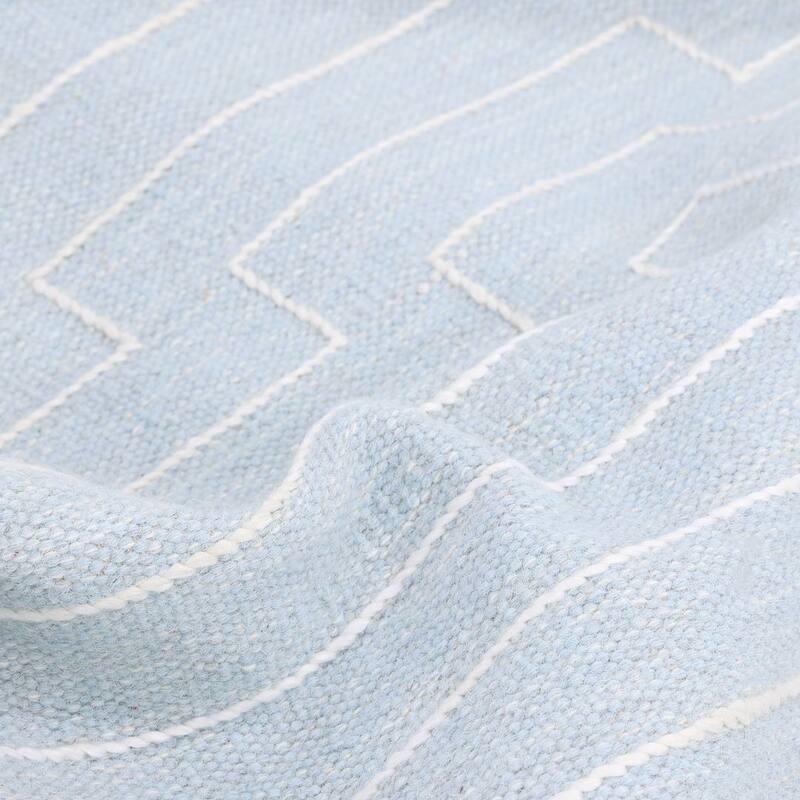 Overton Handmade Modern Contemporary Geometric Area Rug