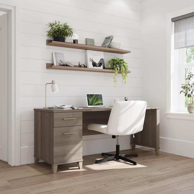 Bush Furniture Somerset 72W Office Desk with Storage Drawers