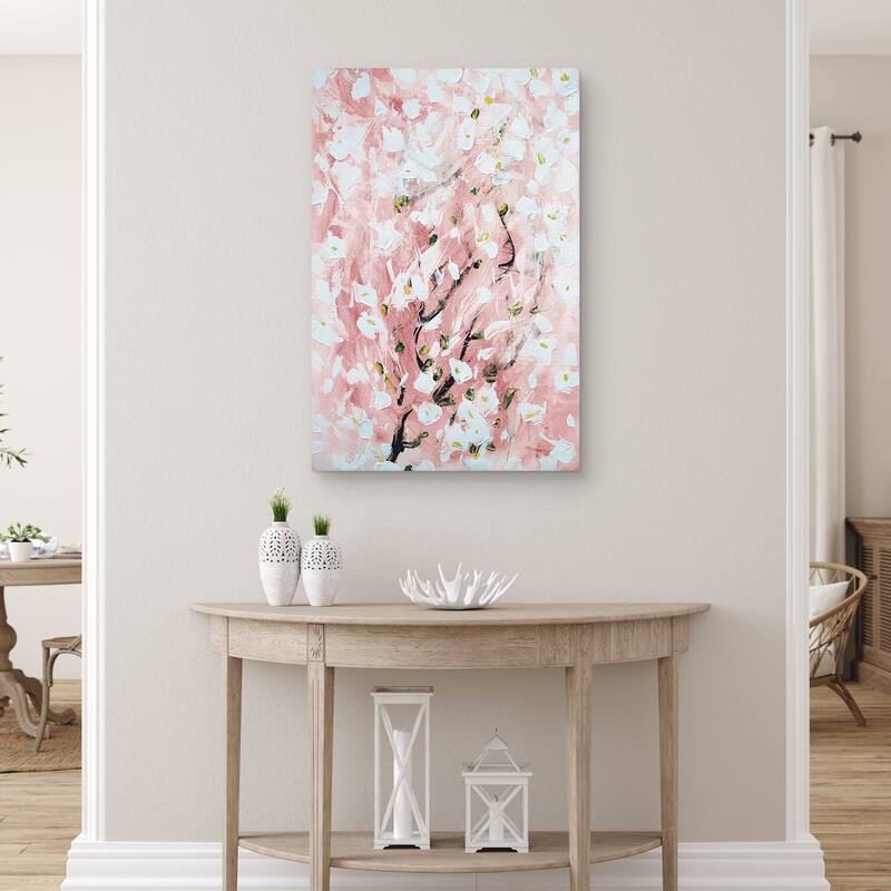 Signs of Spring Soft by Belle Maison Canvas Art Print