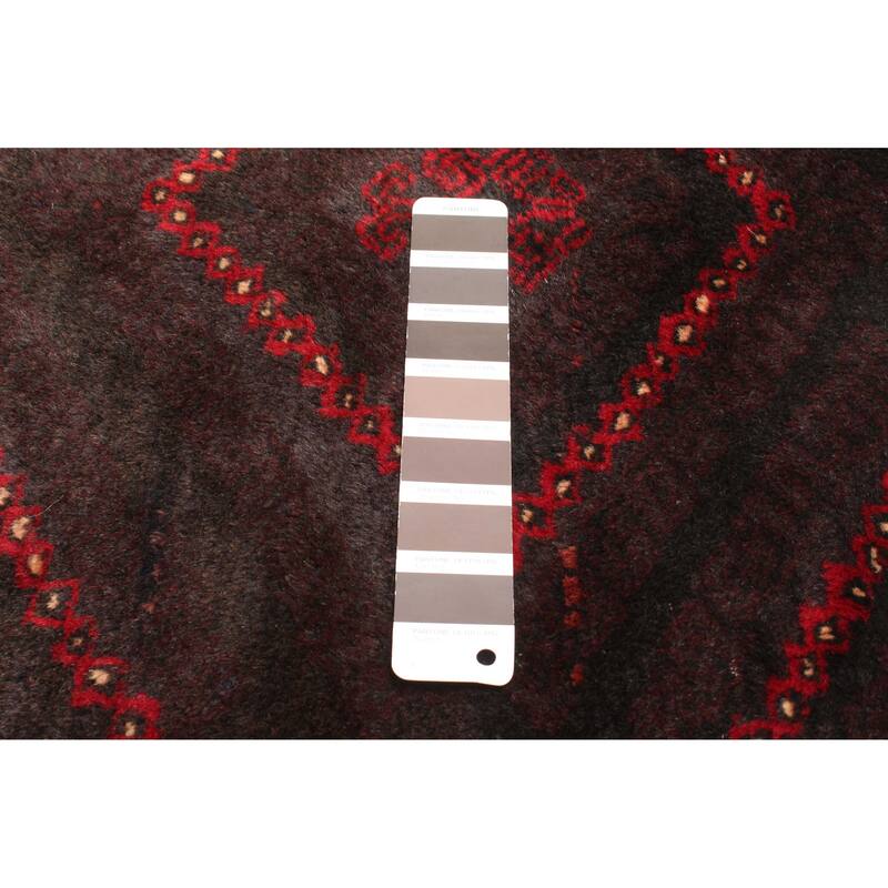 ECARPETGALLERY Hand-knotted Teimani Dark Brown Wool Rug - 3'4 x 6'1