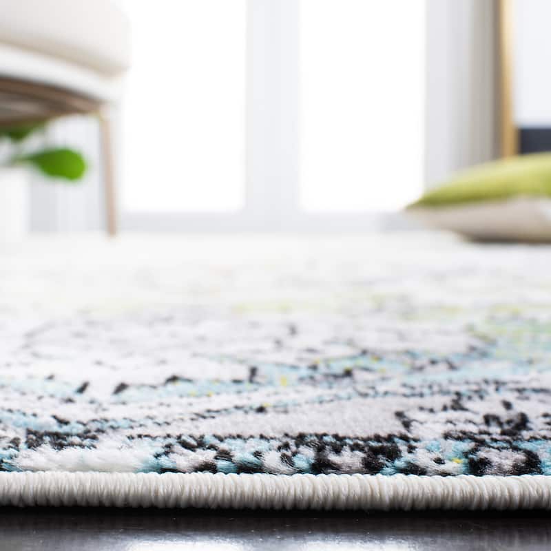 SAFAVIEH Skyler Rillie Boho Medallion Watercolor Rug
