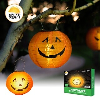 JACK O' LITE Solar Pumpkin LED Lantern - 2 Pack - Bed Bath & Beyond ...