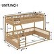 preview thumbnail 19 of 25, Twin XL over Queen Bunk Bed with Ladder and Guardrails