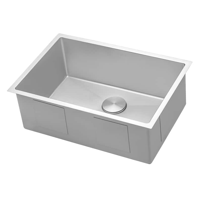 Ruvati 27-inch Undermount 16 Gauge Tight Radius Stainless Steel Kitchen Sink Single Bowl - RVH7127 - 8' x 11'