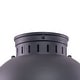 preview thumbnail 9 of 9, Harwich Gray Coastal Barn Dome Outdoor Flush Mount Ceiling Light Clear Glass - 10-in W x 7.75-in H x 10-in D