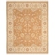 preview thumbnail 2 of 6, SAFAVIEH Couture Handmade Sumak Flatweave Serafima Traditional Oriental Wool Rug with Fringe 10' x 14' - Gold/Ivory - Rectangle