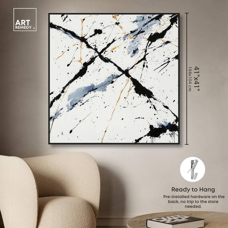 Splintered Impact II Canvas by Art Remedy