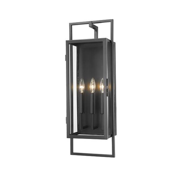 slide 2 of 5, Lucian 3 Light Outdoor Wall Sconce