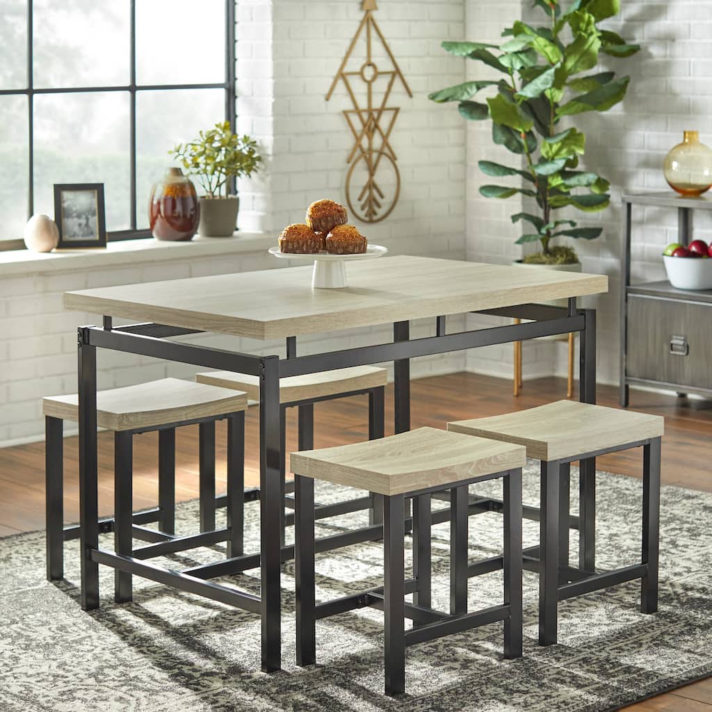 Simple Living Delano Two-tone 5-piece Dining Set