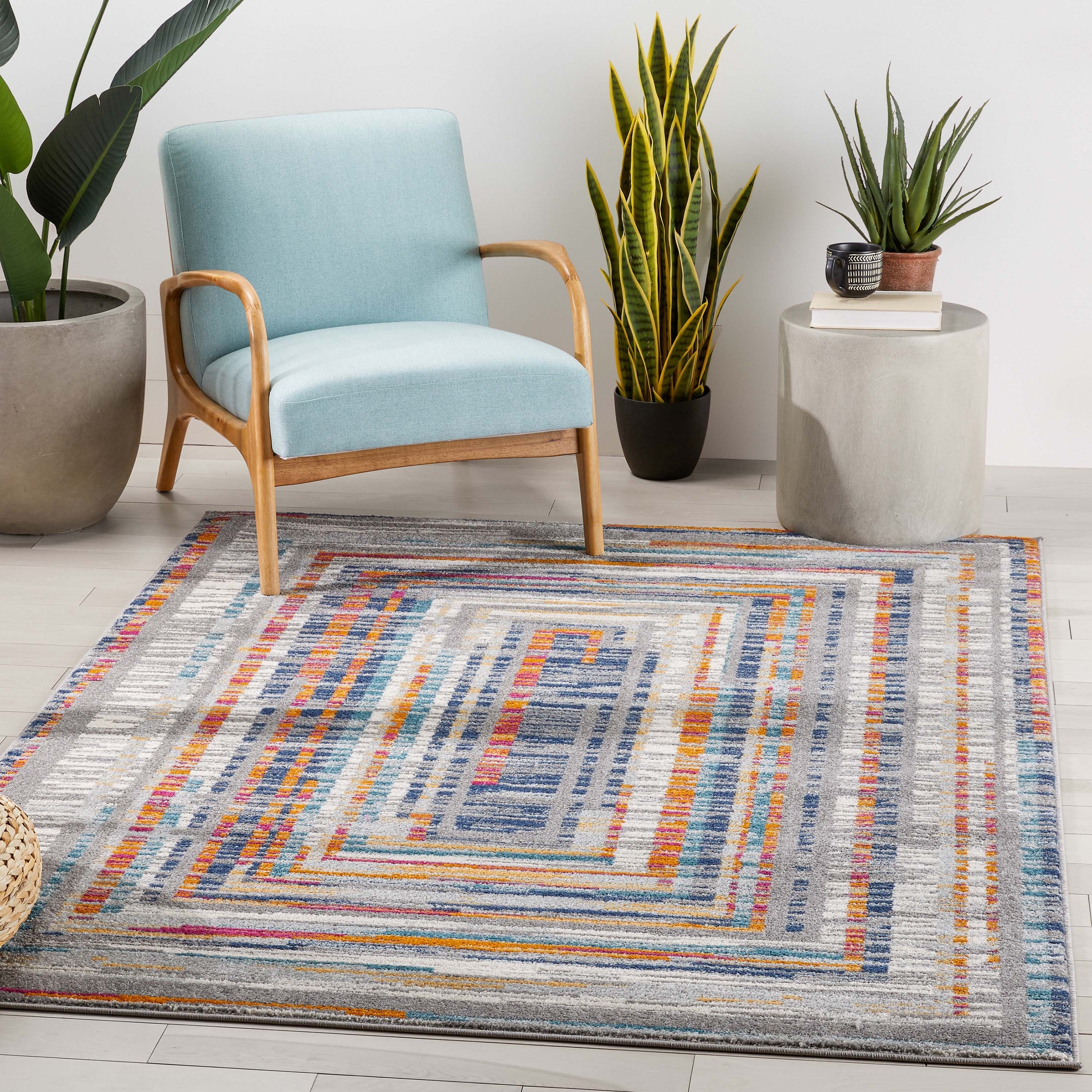 Well Woven Paloma Merle Modern Vintage Area Rug