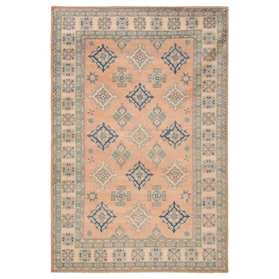 ECARPETGALLERY Hand-knotted Finest Ghazni Copper Wool Rug - 6'7 x 9'10