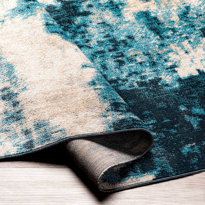 Artistic Weavers Lashmeet Machine Washable Rustic Abstract Area Rug