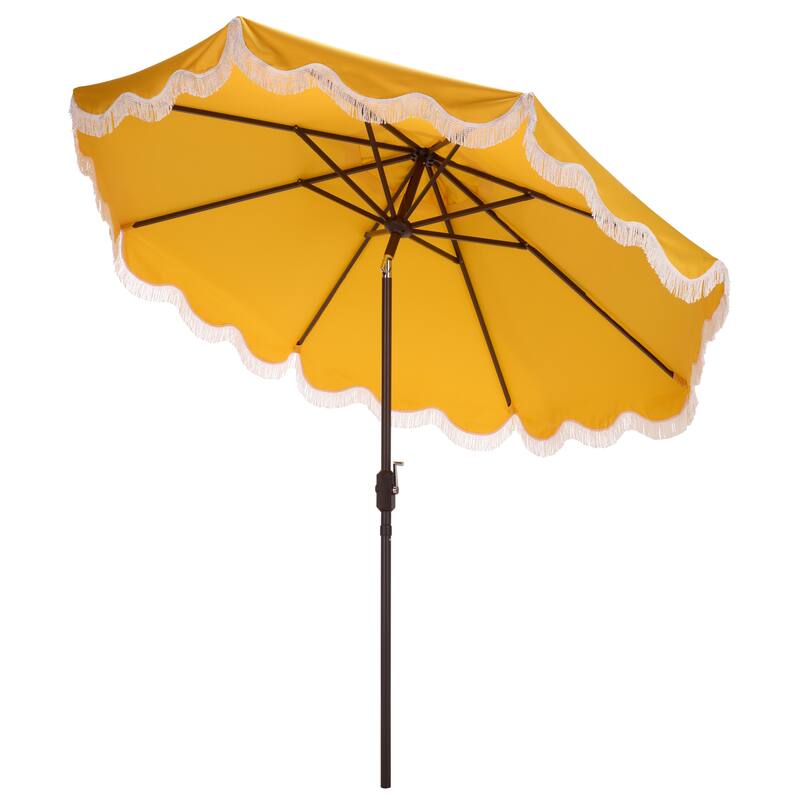 SAFAVIEH Outdoor Living Torsa 9ft Crank Umbrella
