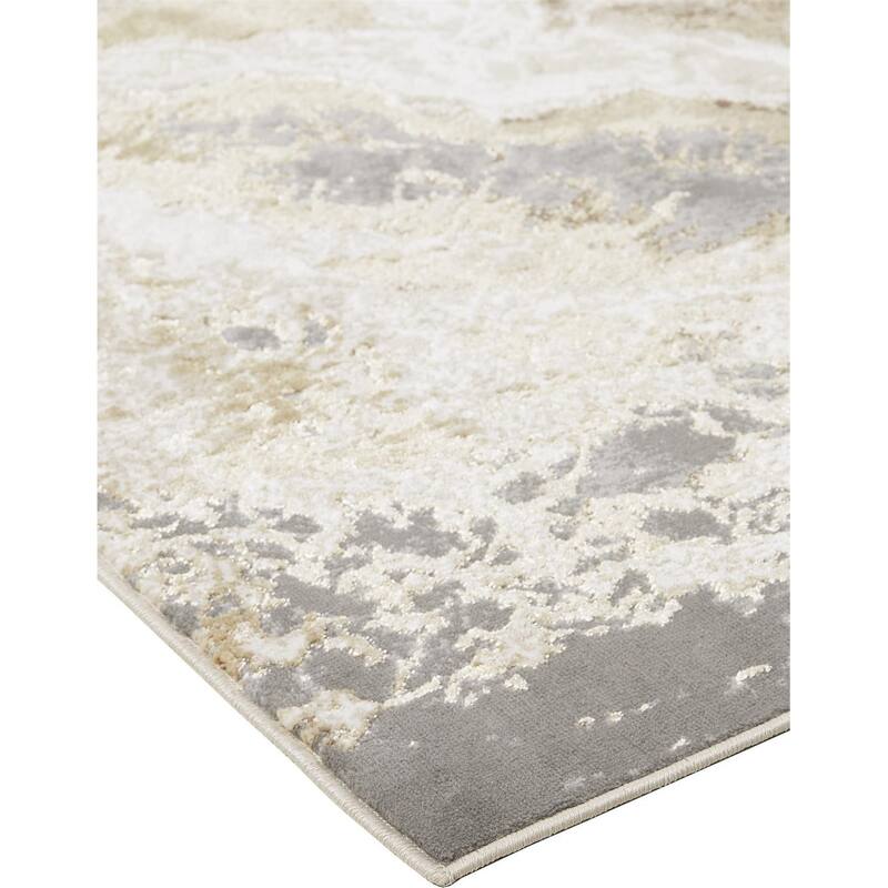 Soqu Abstract Modern Non Skid Woven Area Rug By HomeRoots - 8' x 10'