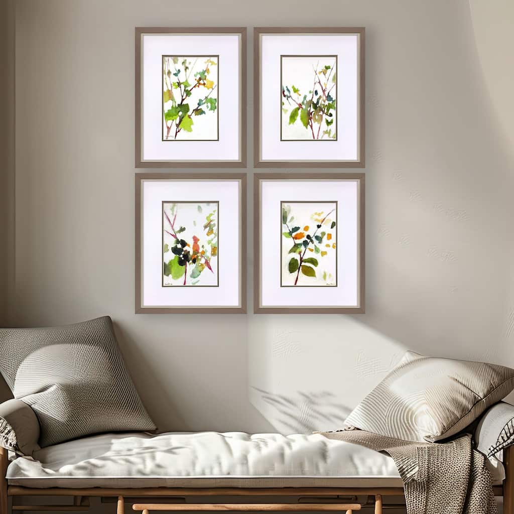 Paragon Botanical Reverie Framed Art - Set of 4