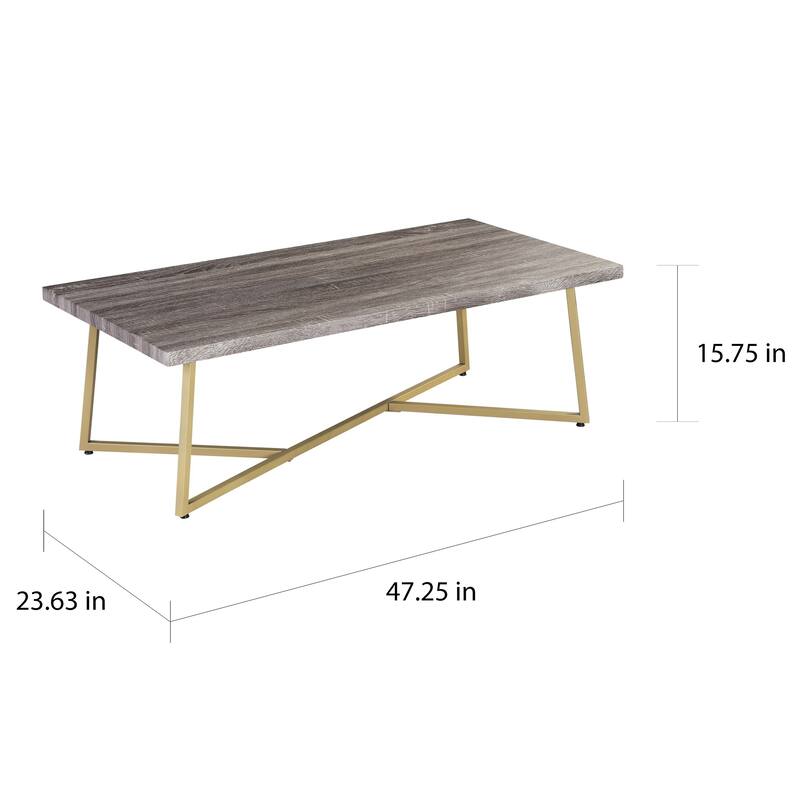 Carson Carrington Ystadium Rectangle Coffee Table