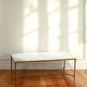 preview thumbnail 17 of 15, Genuine Marble and Metal Coffee Table