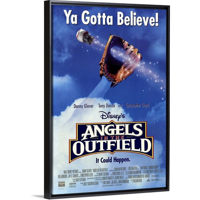 Angels in the Outfield (1994) Black Float Frame Canvas Art - Bed Bath &  Beyond - 25514791